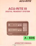 Acu-Rite-Acu-Rite MillPWR DRo, Programming & System Set-Up Manual Year (1995)-MillPWR DRO-01